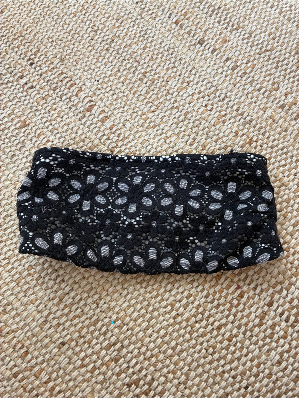 Victoria's Secret Black Floral Lace Swimsuit